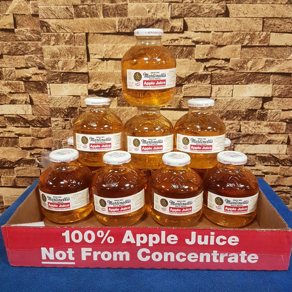 ✴✴免運✴✴ Martinelli's 美國100%蘋果汁 296ML*12瓶 - 整箱販售