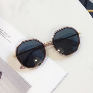八邊八角果凍框雙色漸層墨鏡 太陽眼鏡