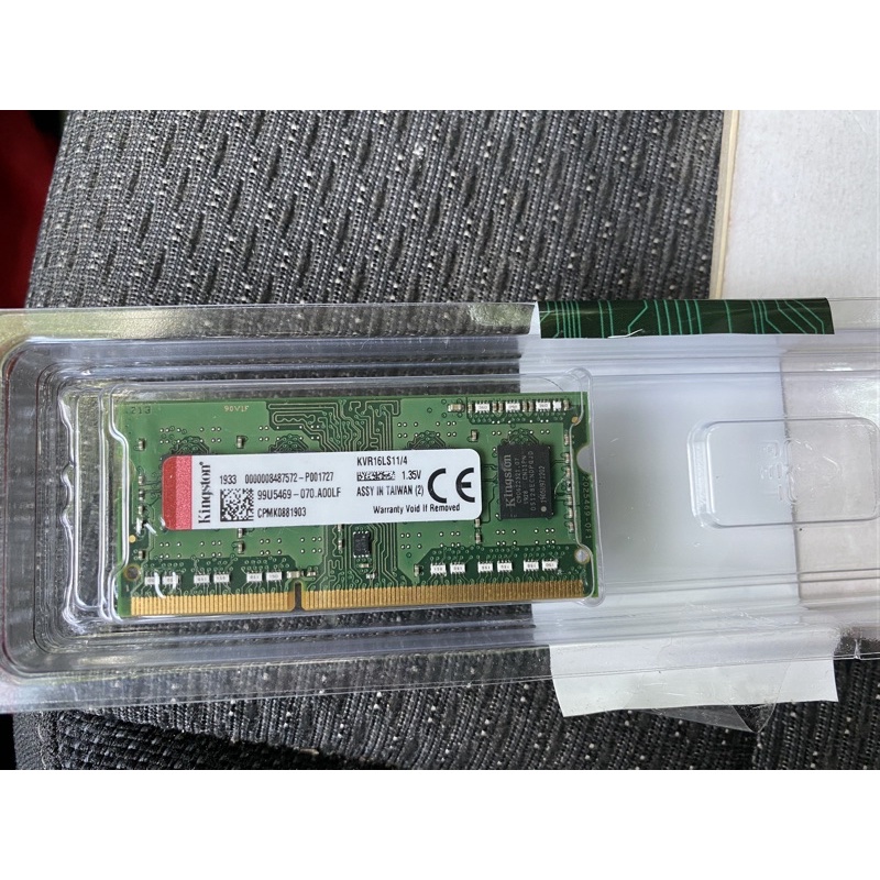 送咖啡 金士頓 DDR3L 筆電 記憶體 SO-DIMM 1600 良品