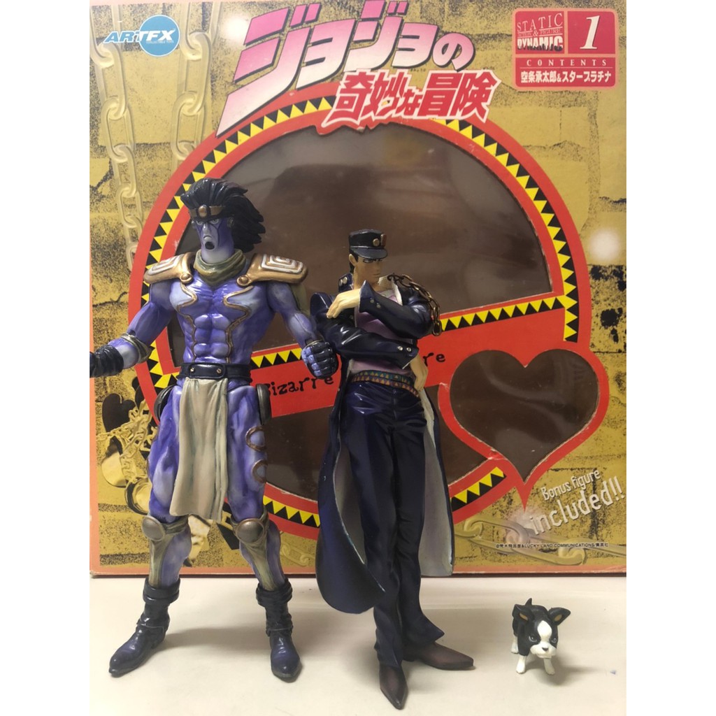 已拆現貨 代理版artfx 壽屋jojo Jojo的奇妙冒險空條承太郎白金之星伊奇 蝦皮購物