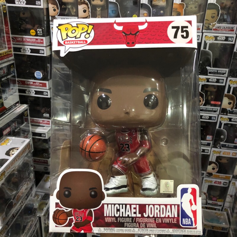 [李大] 現貨 Funko POP NBA Michael Jordan 喬丹 紅衣 客場 十吋 芝加哥公牛 #75