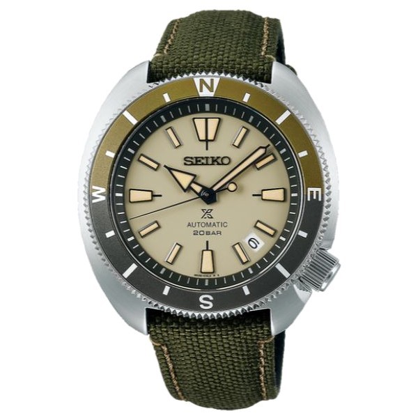 Seiko精工錶 Prospex 4R35-04Y0G(SRPG13K1)潛水機械腕錶/米黃面42.4mm