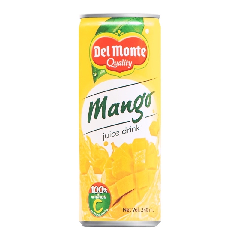 🥭《芒果控必喝》Del Monte芒果汁/芒果味果汁/芒果水果汁/芒果原汁/菲律賓純果汁/即飲品/瓶罐裝飲料