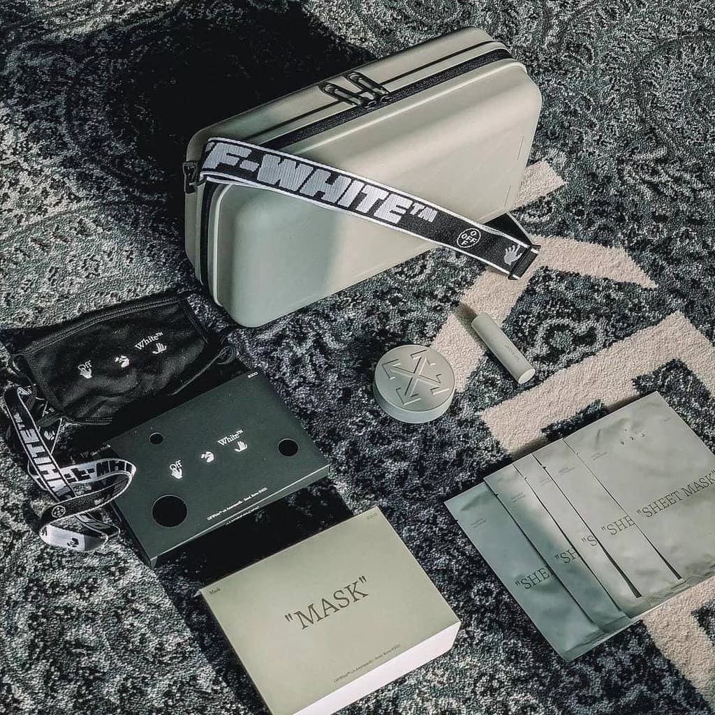 [NiL] OFF-WHITE x AMORE PACIFIC 韓國🇰🇷愛茉莉 太平洋 美妝保養箱 收納盒 聯名登機側包