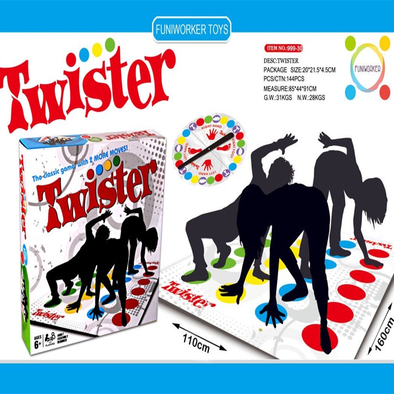 🔺現貨在台🔺跨境新版twister扭扭樂-身體平衡/玩具互動聚會/親子遊戲