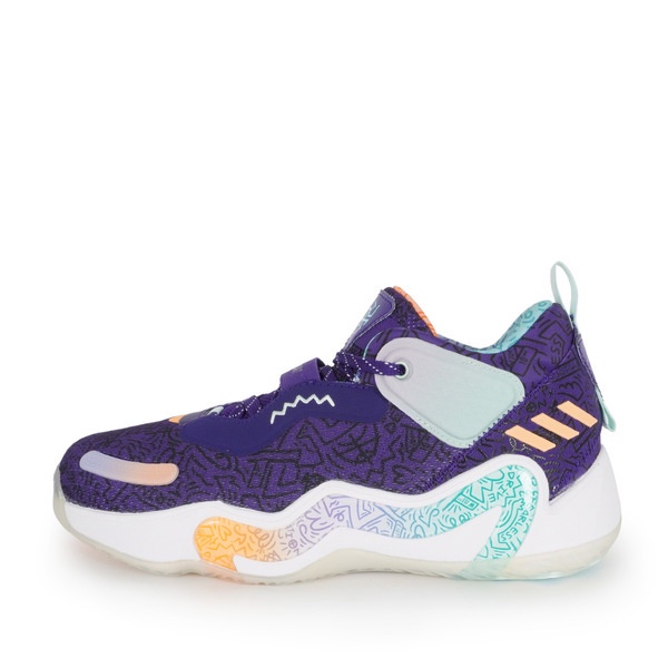 Adidas D.o.n. Issue 3 Gca 男鞋 籃球鞋 寬楦 低筒 穩定 緩震 紫橘 [GV7264]