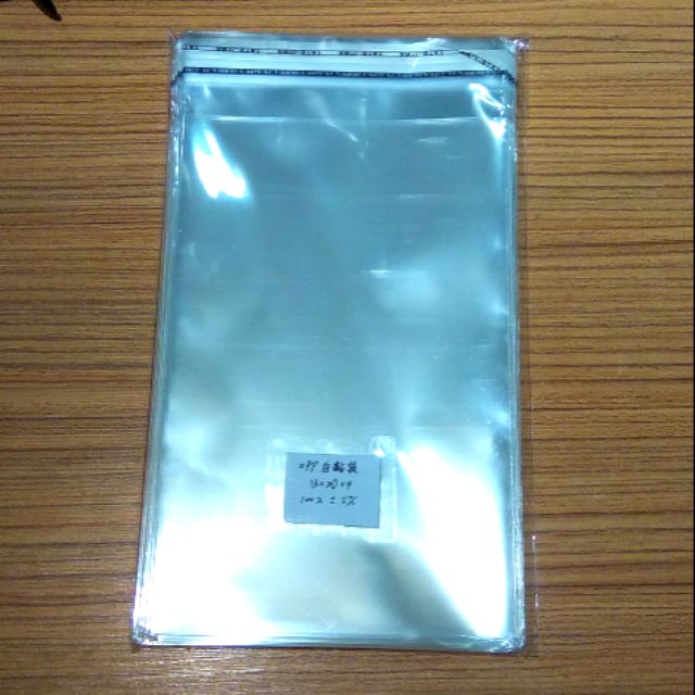 OPP 自黏袋 [ 13 * 20 +4 ] 一包100入 保護 塑膠袋