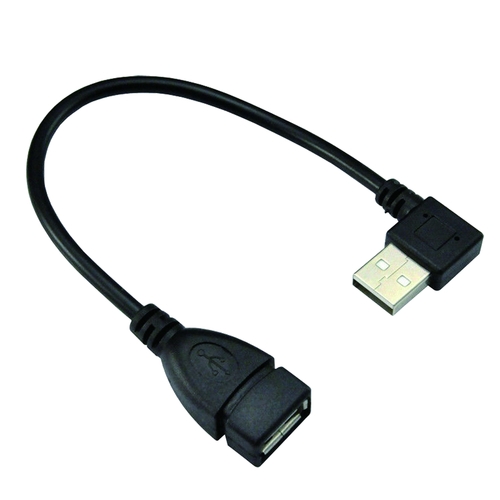 I-WIZ 彰唯 USB2.0 A公90度 to A母 20CM 傳輸線