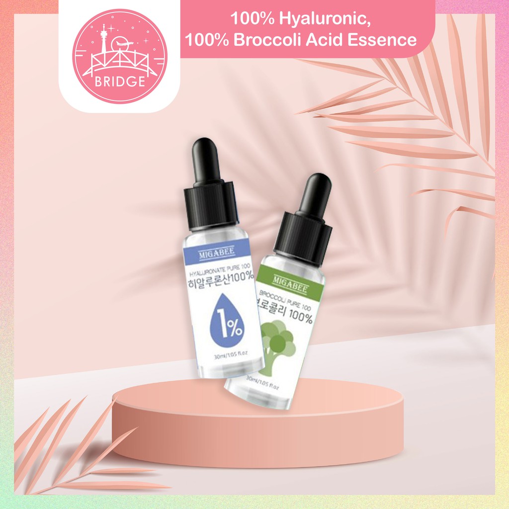 Migabee 100 玻尿酸與青花菜萃取精華30ml 蝦皮購物