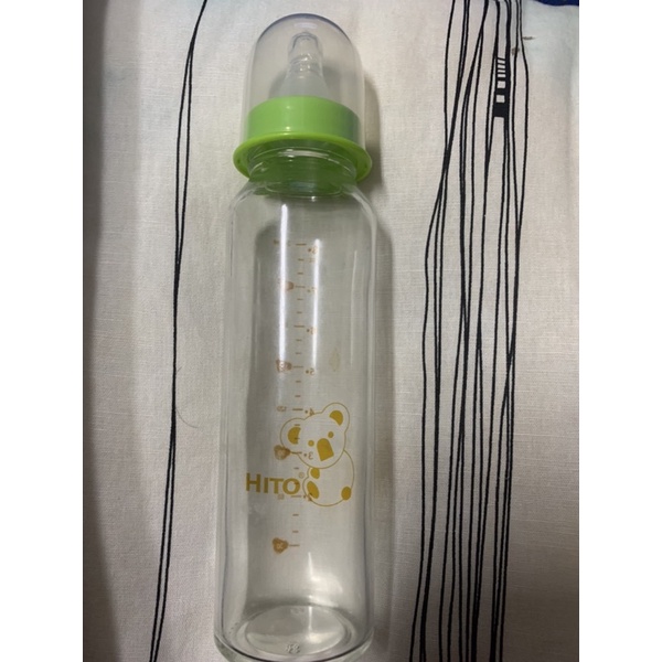 HITO玻璃奶瓶 只當儲乳瓶使用過 240ml喜多