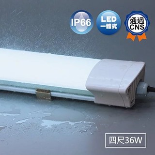 【舞光.LED】LED 36W/4尺一體式海神防潮燈/(黃光/白光)【實體門市保固一年】OD-WA36W/D