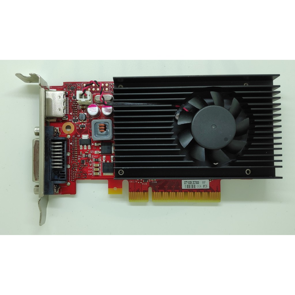 PCIE 顯示卡 NVIDIA GeForce GT710 DDR3 2GB HDMI / DVI- (二手良品)