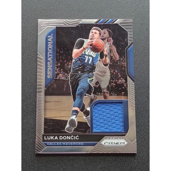 金屬卡 球衣卡 藍色 2021 Panini Prizm Sensational Luka Doncic Jersey