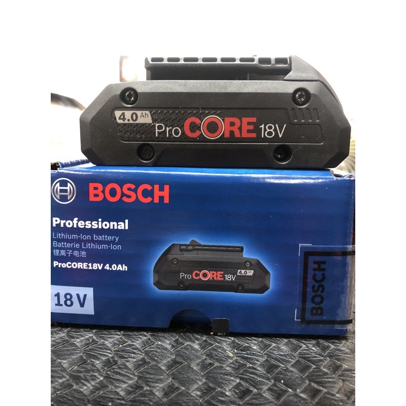 現貨☆中日機械☆德國 BOSCH  ProCORE 18V 4.0AH 鋰電池 五金配件