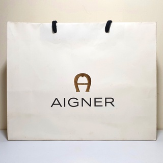 AIGNER 艾格納 禮物袋 名牌紙袋 精品紙袋 ♥ 正品 ♥ 現貨 ♥