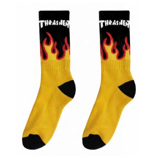 THRASHER FLAME 火焰 中筒襪 公司貨 長襪 襪子