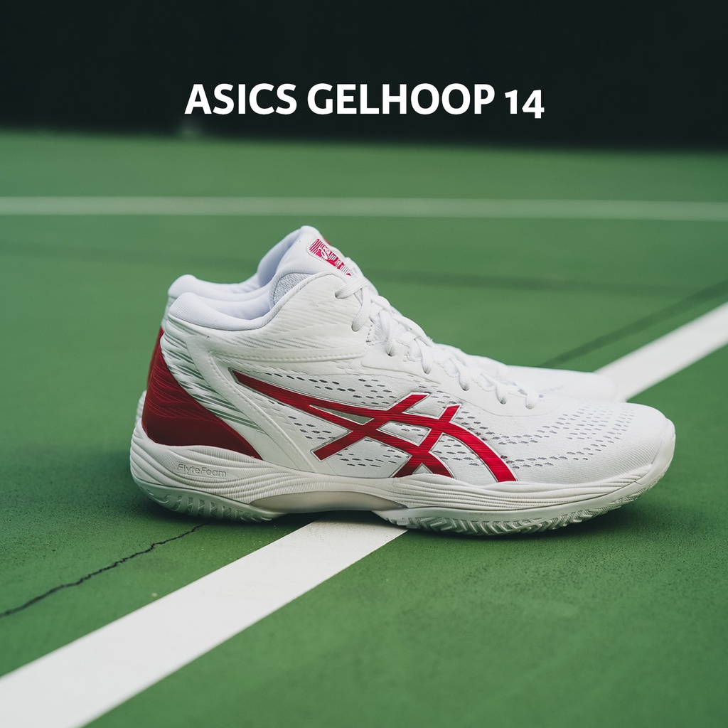 Asics 籃球鞋 GELHoop V14 白 紅 三井壽 日本隊 灌籃高手 男鞋 【ACS】 1063A060104