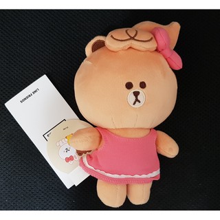 正版line friends 熊大/兔兔 熊美/兔兔MBF 站姿絨毛玩偶20cm(MINI系列)