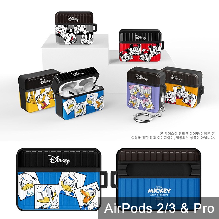 AirPods Pro 2 3 保護殼│韓國 迪士尼 米奇 米妮 唐老鴨 黛西 布魯托 高飛狗 吸震防摔 保護套 耳機殼