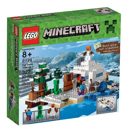 嫚妮美國代購 創世神樂高lego Minecraft 雪山 蝦皮購物