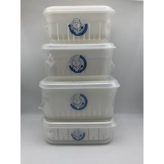 可瀝水保鮮盒 濾水保鮮盒 雙層保鮮盒 100%台灣製 1500ml 2500ml 3500ml