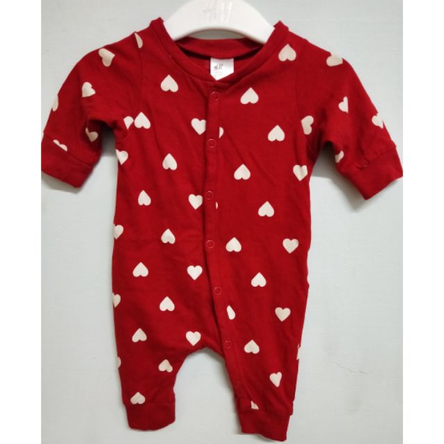 H M新生兒連身爬服 兔裝 蝦皮購物
