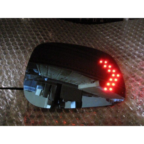 (柚子車舖) SWIFT 專用鉻鏡雙箭頭LED方向燈後視鏡片-可到府安裝 (黏貼替換式)