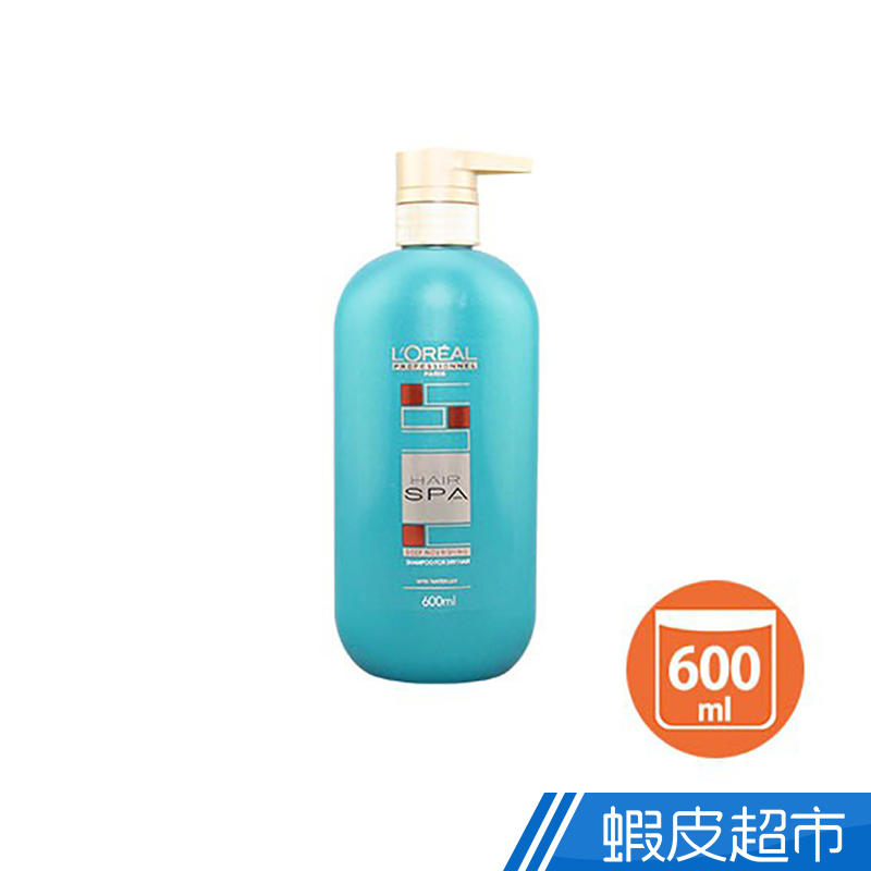 L'OREAL 萊雅 SPA睡蓮淨化洗髮乳600ml 沙龍級 清潔 洗髮精 洗髮露 現貨  蝦皮直送