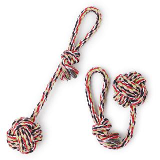 【PetBaby寵物精靈】棉繩類狗狗玩具 手拉式寵物棉繩長尾球 小號30CM
