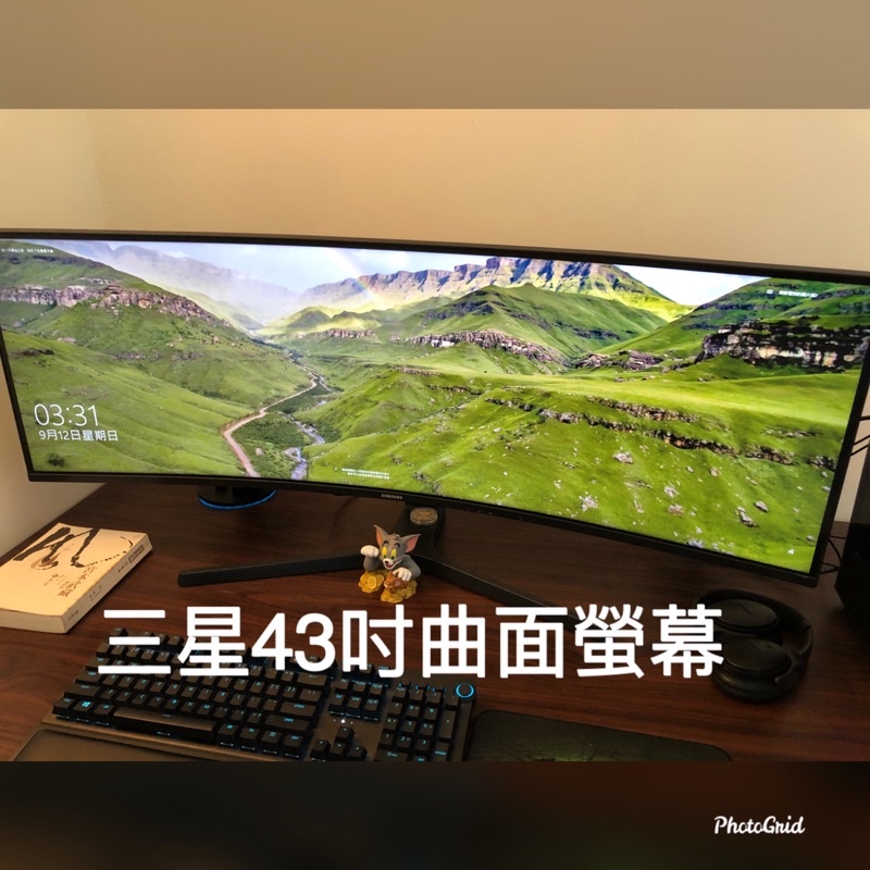 Samsung C43J890DKE 43型曲面寬螢幕（已預訂）