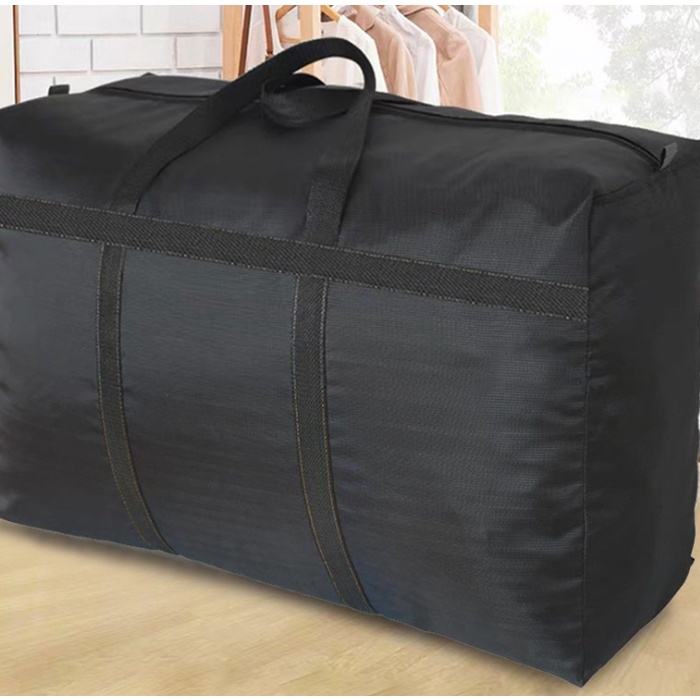 【180L黑色大提袋】超大容量 搬家袋 棉被袋 大袋子 大提袋 提袋 耐磨 收納袋 行李袋 打包袋 布袋 託運袋