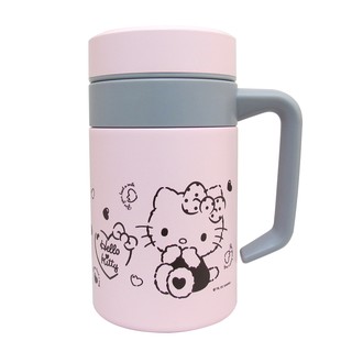 【HELLO KITTY】雙層真空不鏽鋼保溫辦公杯/泡茶杯/咖啡杯-480ml(現貨限量)