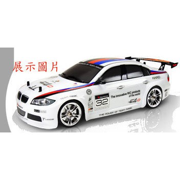 ** RC 小舖 **TM E4D BMW 320 190MM ( 透明無噴漆 )甩尾式樣車殼 (含電鍍燈座)