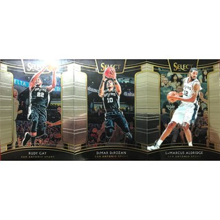 PANINI SELECT DEMAR DEROZAN LAMARCUS ALDRIDGES RUDY GAY 三張
