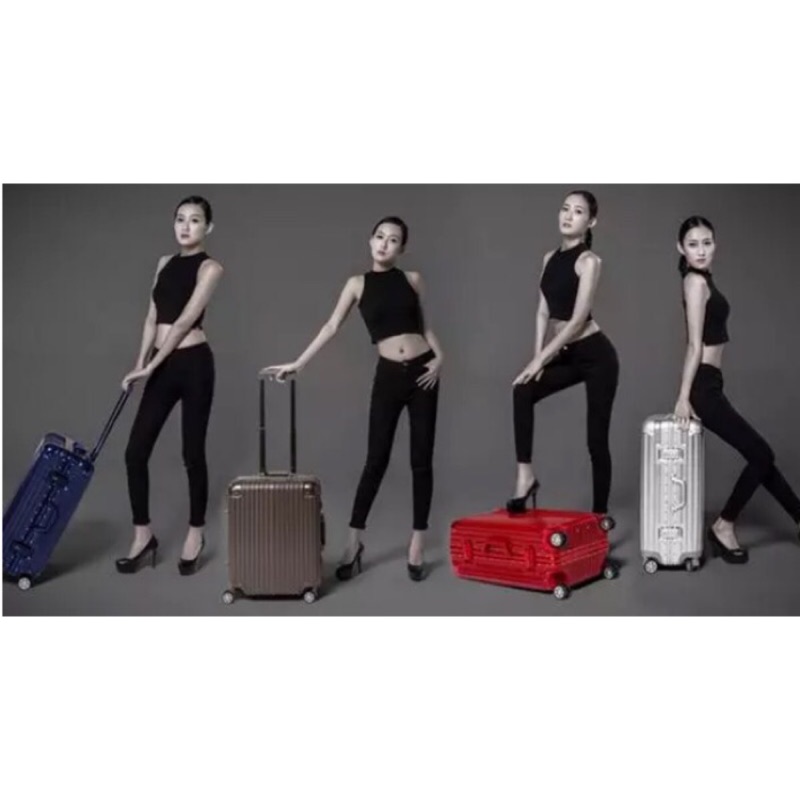 《衝好評最低價》鋁合金邊框行李箱搭配360度轉輪20吋～29吋《附防塵套》八色可挑《不是RIMOWA》