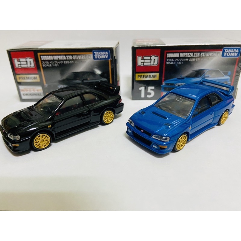 Tomica premium 絕版 黑盒 舊包裝no.15 Subaru 22B 全新未拆