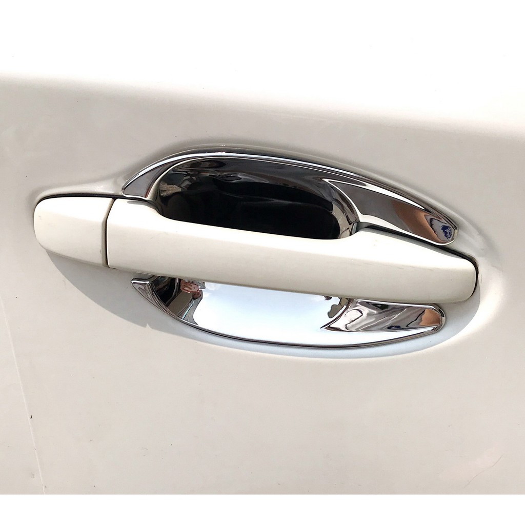 圓夢工廠 Toyota Prius 3代 2009~2012 改裝 鍍鉻銀 車門把手防刮門板 門碗內襯保護 質感貼片