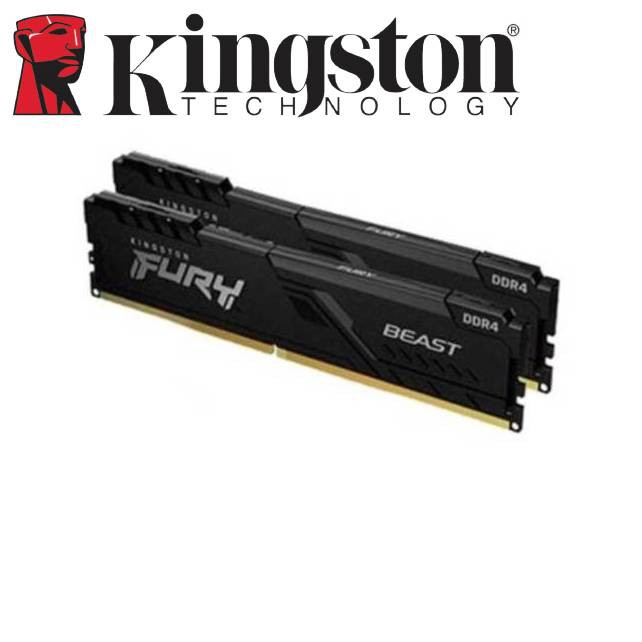 金士頓 Fury Beast (獸獵者)DDR4-3200-16G(8G*2) 記憶體 現貨 廠商直送