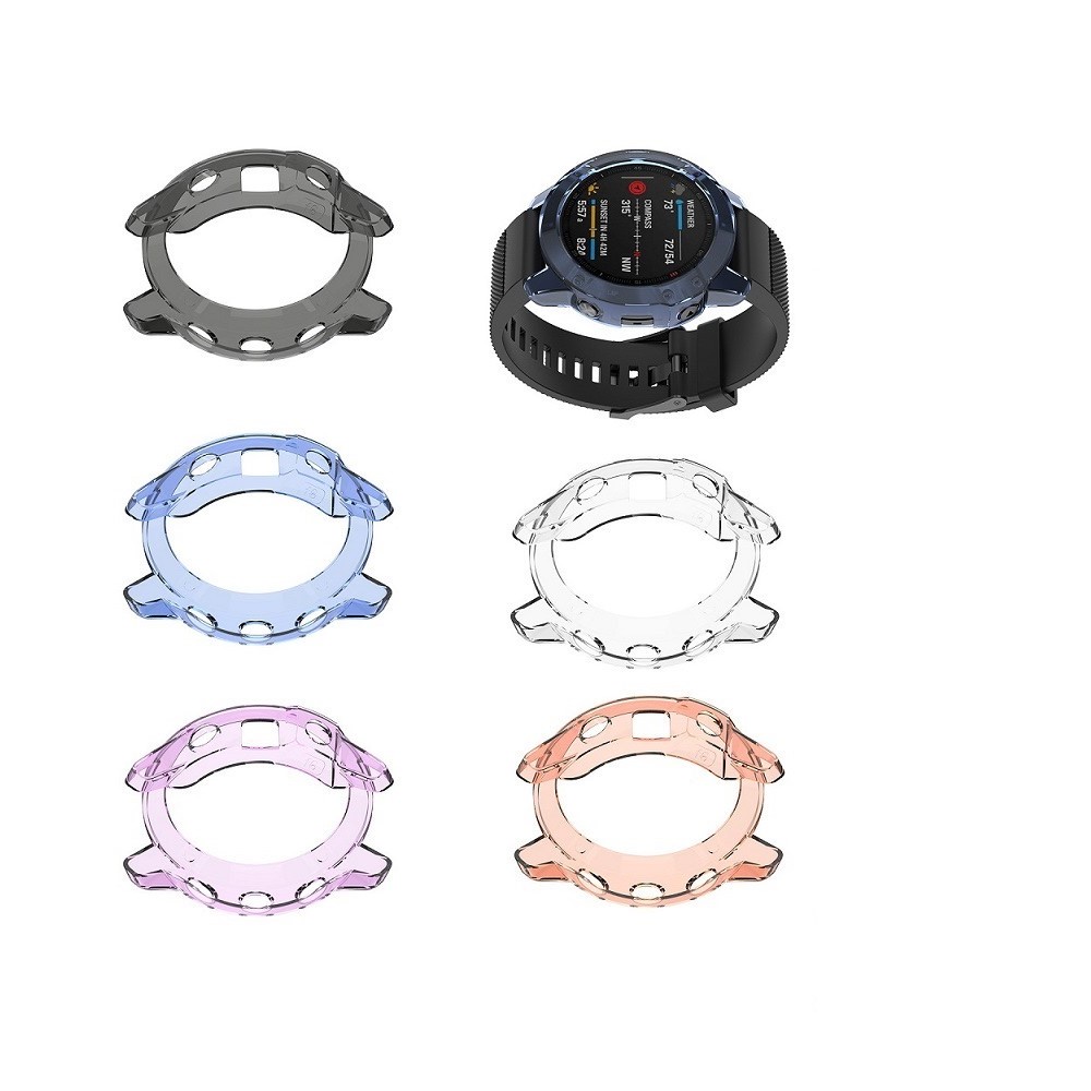 【軟殼套】Garmin Fenix 6X/6X Pro 1.4吋 智慧手錶 防撞 防摔 清水套 保護套 TPU