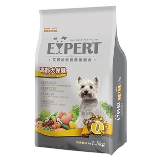 【🐕金林寵物】EXPERT艾思柏無穀寵食 7+高齡犬無榖保建配方 1.5公斤 6公斤