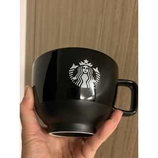 《全新🇹🇼台灣正版公司貨》星巴克 黑Latte馬克杯 黑女神Logo馬克杯 餐碗 麵碗🥣寬口咖啡杯