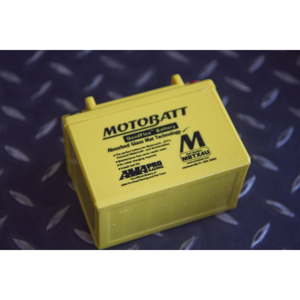 [MOTOBATT]MBTX4U MSX 125 CRF125F Z125  黃色 四號 電瓶 電池 4號強效電池 桃園