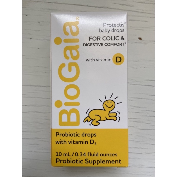全新Biogaia益生菌滴劑10ml含維生素D3