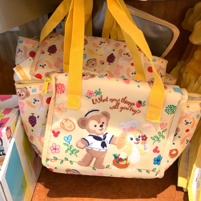 香港迪士尼 達菲cookie 野餐保溫手提袋 便當袋 寶寶保溫袋