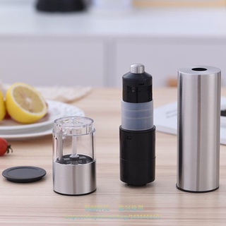 名揚 全自動不鏽鋼胡椒磨電動研磨器黑胡椒磨粉器西餐[JJL]