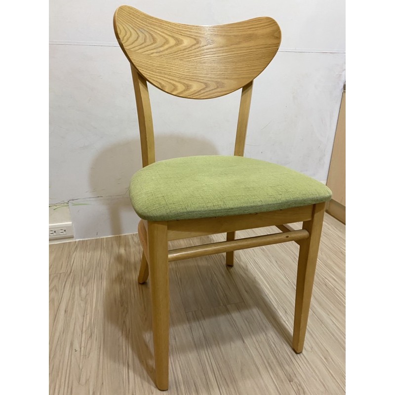 二手降價出清 實木餐椅 咖啡店椅 星巴克同款 綠色 木椅吧
