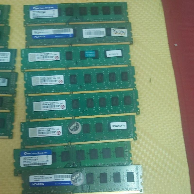出售終身保固良品DDR3 4G 8g， 不分廠牌，只分1333和1600 隨機出貨