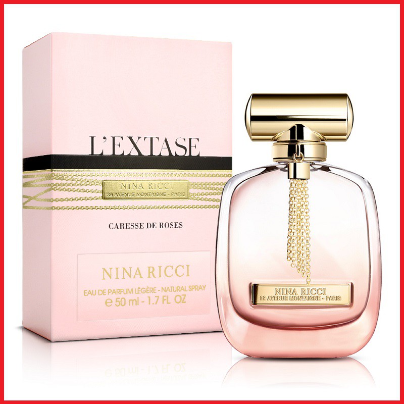 Nina Ricci蓮娜麗姿L'Extase Caresse de Roses薔薇之鍊女性淡香精 50ML 30ML