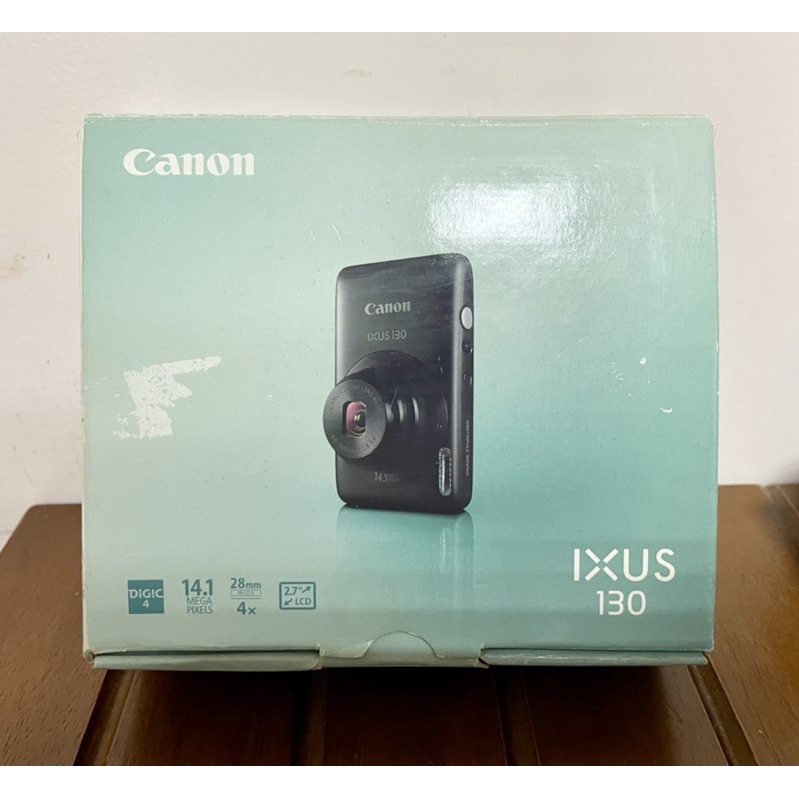 📷二手Canon佳能 IXUS130 黑色 數位相機 功能正常 附原廠電池+8G記憶卡