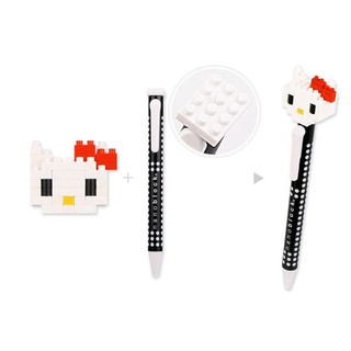 日本製 Hello Kitty 大頭積木原子筆 河田積木 原子筆 Pen+系列
